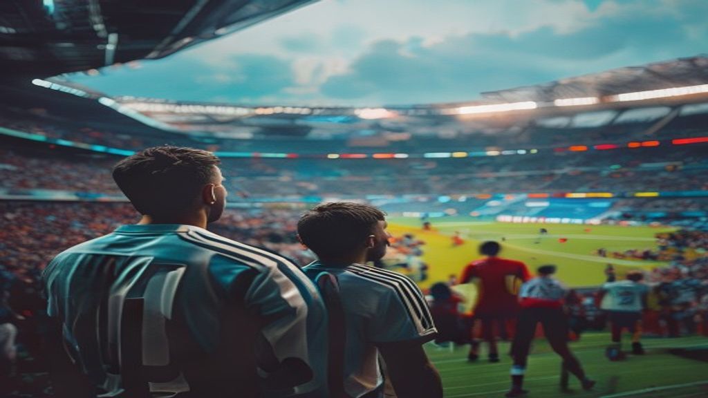 La Selección argentina y la Selección española en el MetLife Stadium