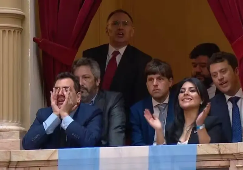 María Belén Agudiez, en un palco, en una imagen de archivo. Foto: La Nación