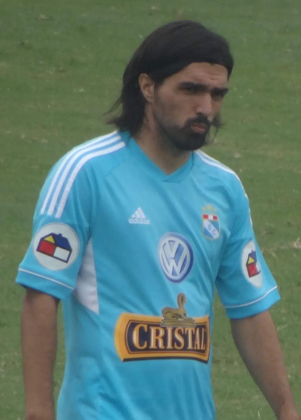 Jorge Cazulo con la camiseta de Sporting Cristal durante un partido en Perú, en 2013 (archivo). Foto: SCellar (CC BY-SA 3.0)
