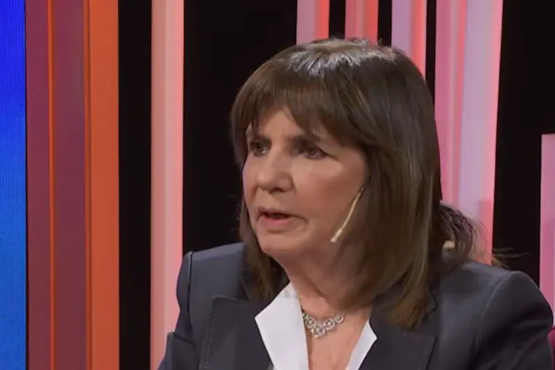 Patricia Bullrich habla en una entrevista. Foto: La Nación