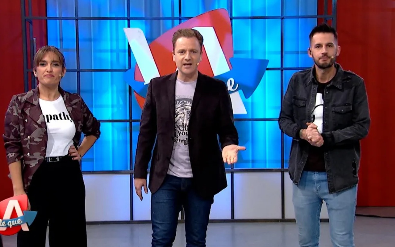 Escenario del programa 'Dale que va' en su regreso a la televisión uruguaya. Foto: El País