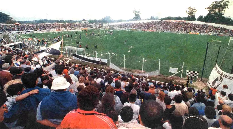 Estadio Jardines del Hipódromo María Mincheff de Lazaroff, sede de Danubio, donde se jugará el partido sin público. Foto: Archivo Danubio / Wikimedia Commons (dominio público)