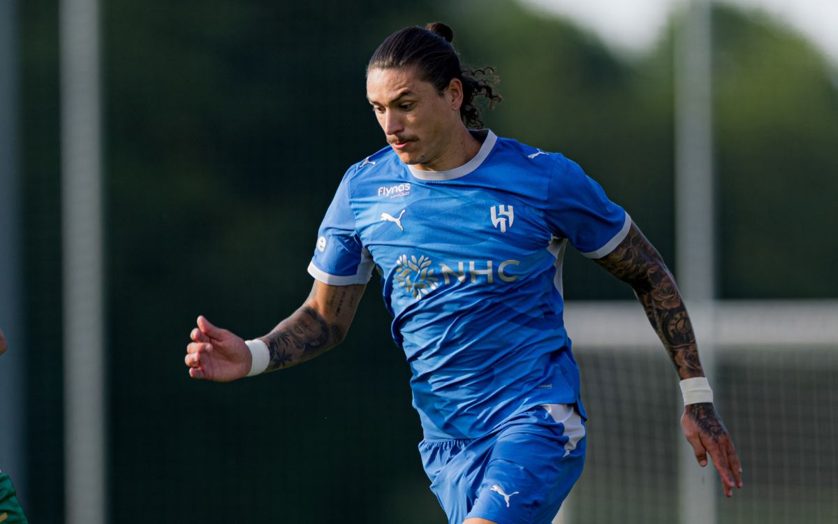 Darwin Núñez regresando al fútbol con Al Hilal. Foto: El País
