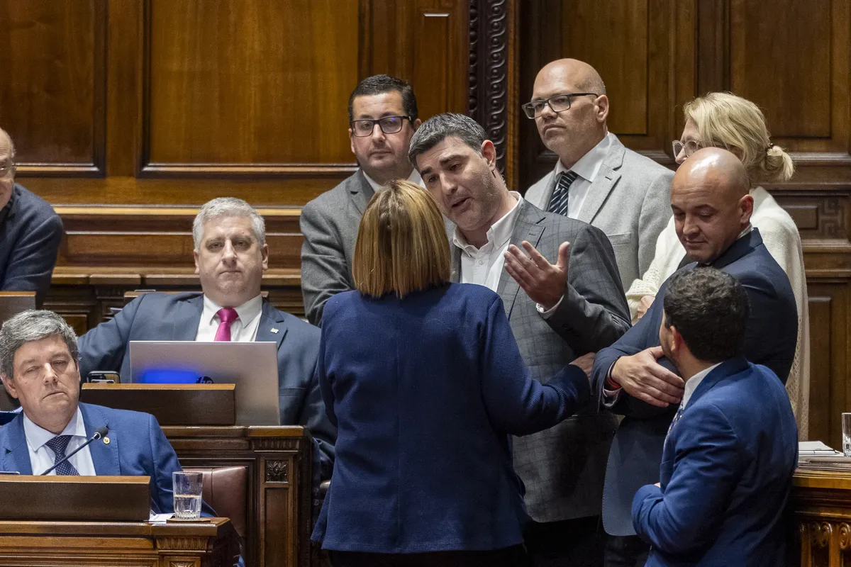 Sesión en la Cámara de Diputados vinculada al debate por ASSE.