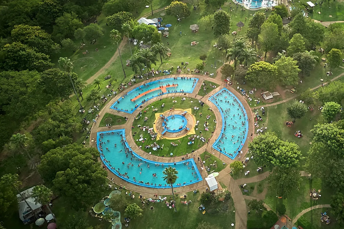 Termas del Daymán en Salto, uno de los destinos fuertes del turismo interno en julio. Foto: Ariel Volpi / la diaria