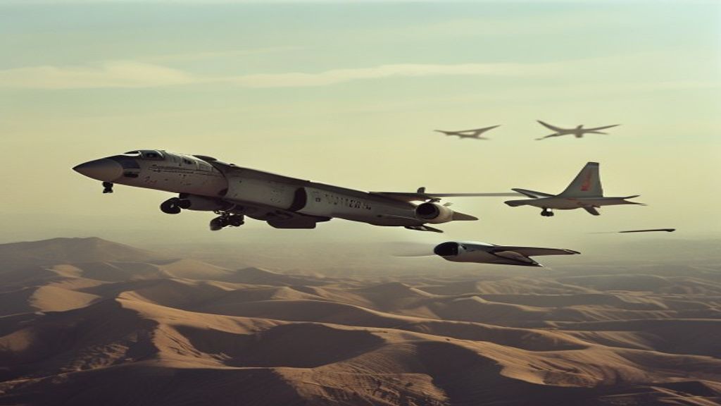 Avión de combate estadounidense en Medio Oriente