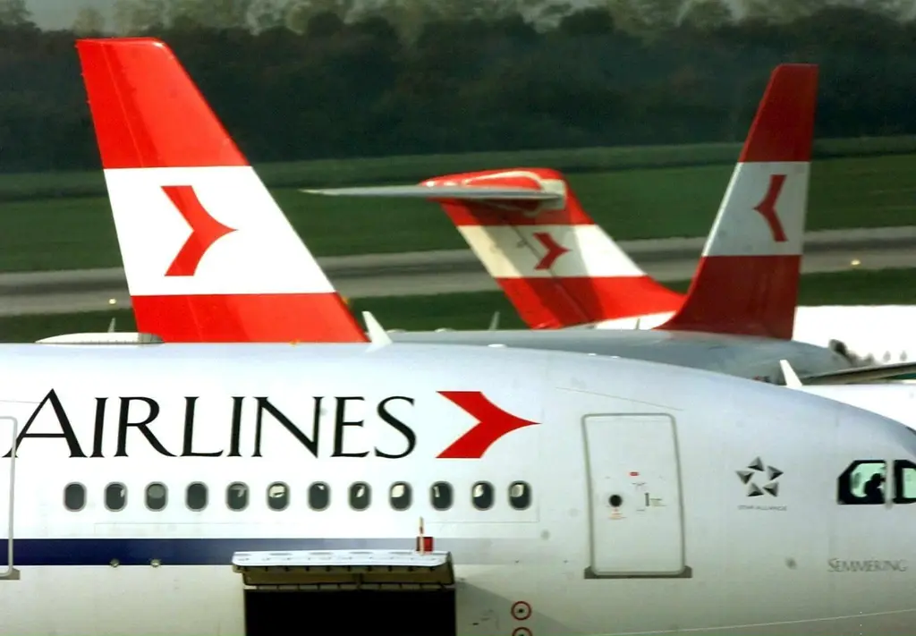 Aviones de Austrian Airlines, en una imagen de archivo. Foto: EFE
