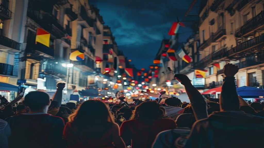 Fiesta en Madrid por el título mundial de España