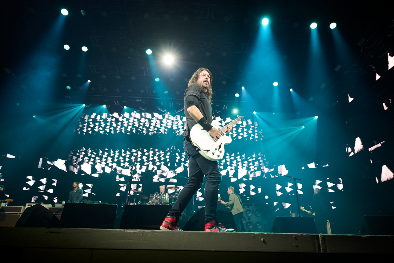 Foo Fighters en un concierto en vivo. Foto: El Observador
