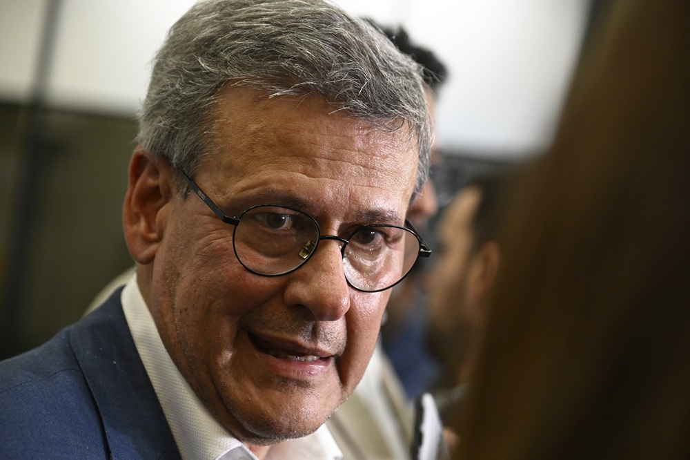 Reunión oficial en la Torre Ejecutiva de Uruguay. Foto: El País