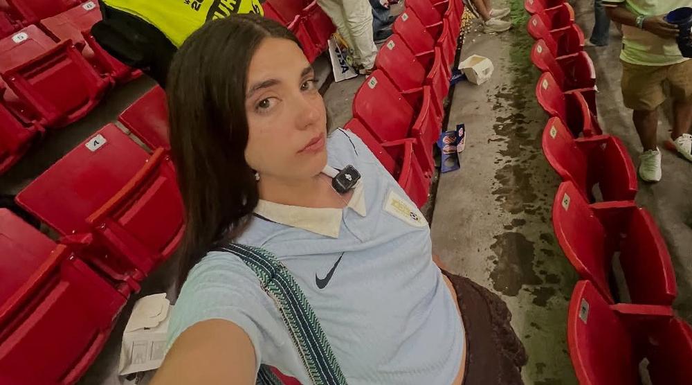 Alaska (Gimena Sauchenco), creadora uruguaya de contenido futbolero con fuerte presencia en el Mundial 2026.