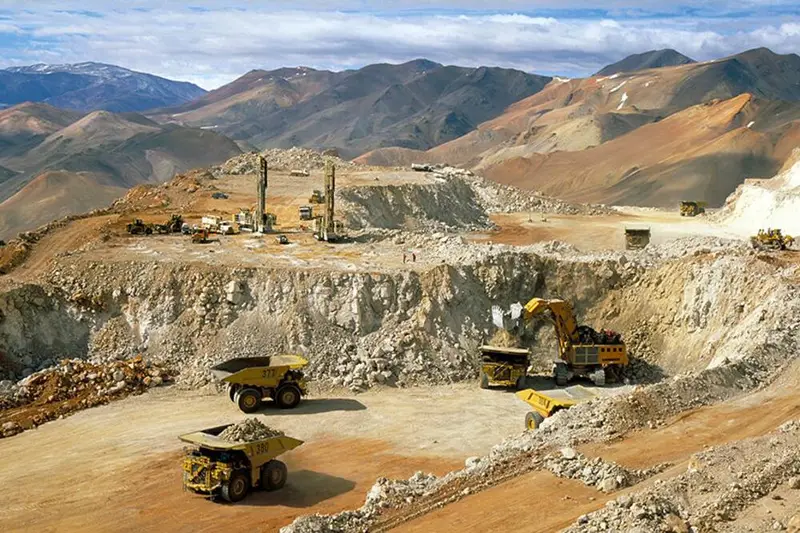 La mina Veladero, de Barrick, en San Juan, en una imagen de archivo. Foto: La Nación