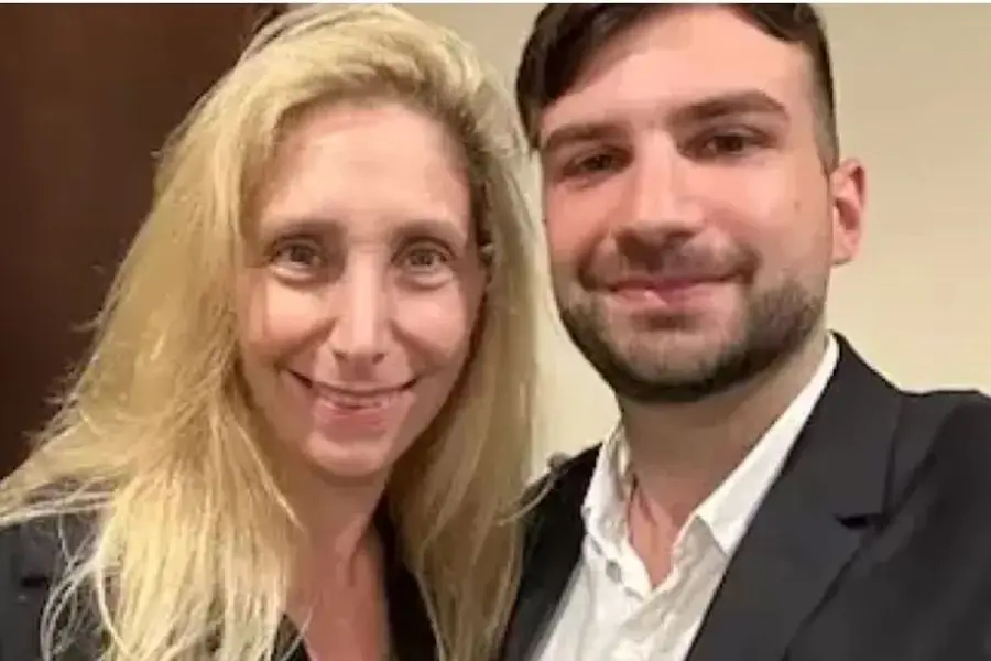 Karina Milei junto a Mauricio Novelli, en una imagen de archivo. Foto: LA NACION