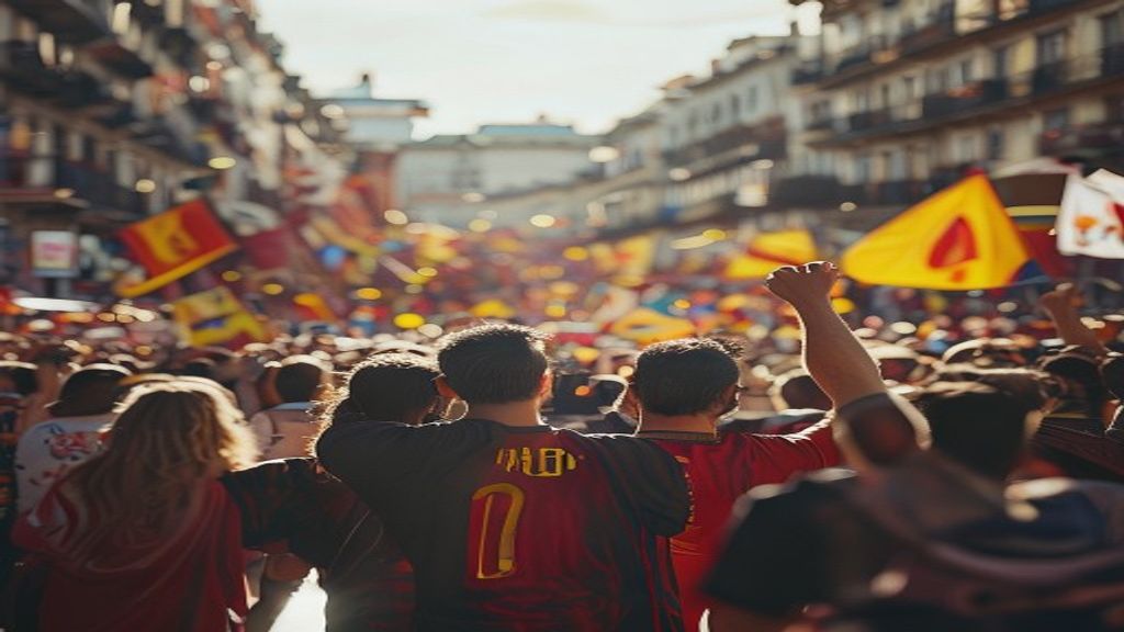 Celebraciones en la Plaza de Colón de Madrid