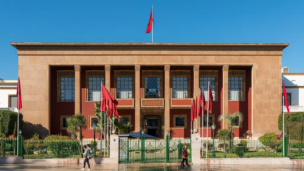 Fachada del edificio del Parlamento de Marruecos, en Rabat (archivo). Foto: Fernando Pascullo / Wikimedia Commons (CC BY-SA 4.0)