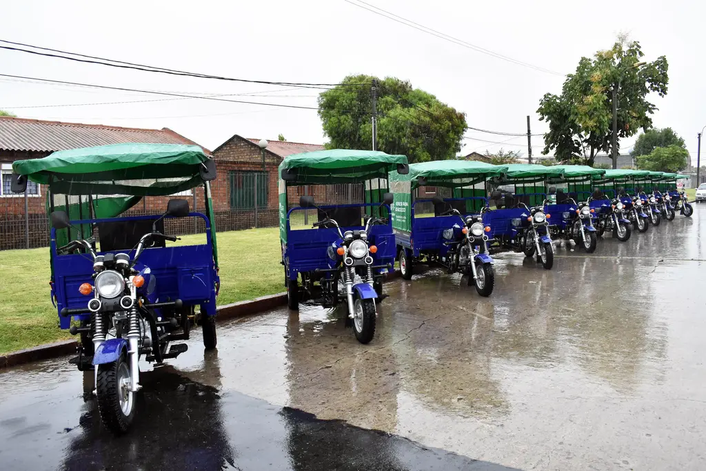 Montevideo incorporará 22 motocarros para limpieza e inclusión laboral. Foto: Intendencia de Montevideo