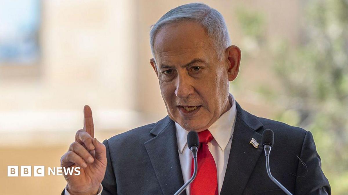 Reunión política en Nueva York con banderas y pancartas, mostrando una multitud diversa en medio de la tensión por el conflicto israelí-palestino. Foto: BBC