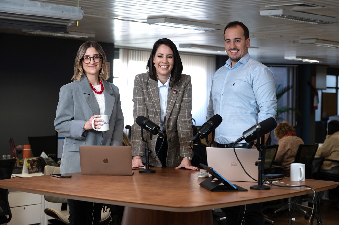 Nicolás Olivera durante la transmisión en vivo del programa 'En Clave País'. Foto: El País