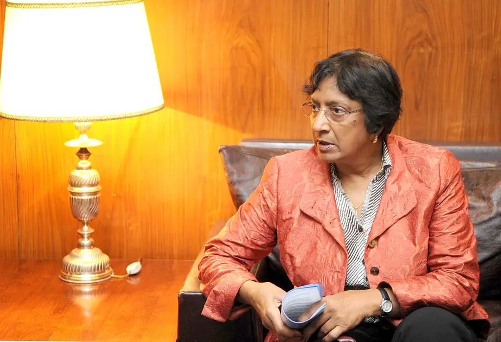 Navi Pillay, entonces alta comisionada de la ONU para los Derechos Humanos, durante una visita oficial. Foto: Antônio Cruz / Agência Brasil / Wikimedia Commons (CC BY 3.0 BR) (archivo)