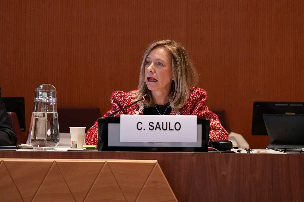 Celeste Saulo, secretaria general de la Organización Meteorológica Mundial, durante un foro de la ONU sobre los océanos en Ginebra. Foto: UN Trade and Development / Carl Philipp von Limburg / Wikimedia Commons (CC BY-SA 2.0) (archivo)