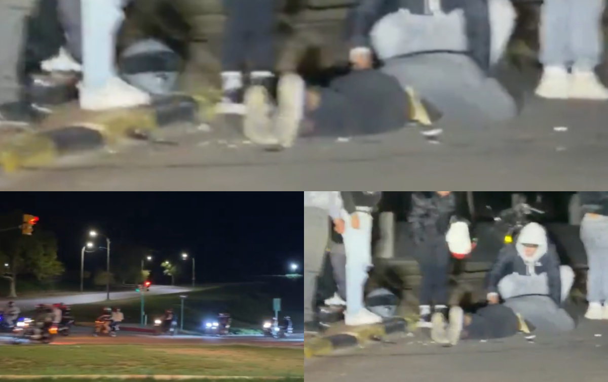 Concentración de motos en la rambla de Parque Rodó, un problema reiterado.