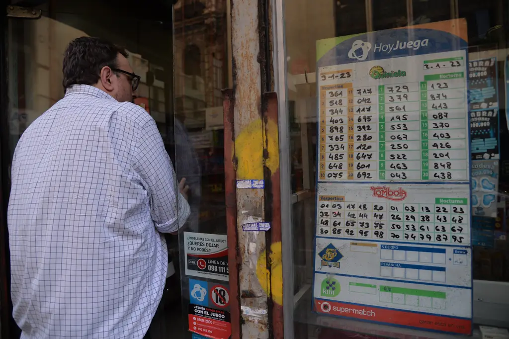 Sorteo de la Quiniela en Uruguay. Foto: El País