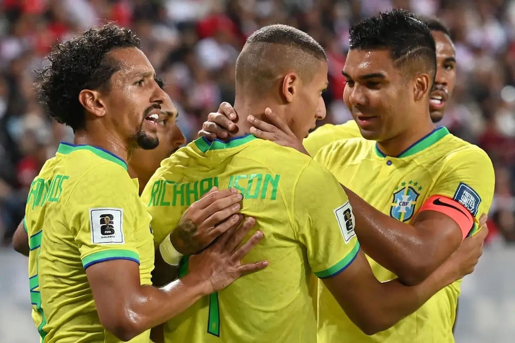 Richarlison, con la camiseta de Brasil, en una imagen de archivo. Foto: La Nación