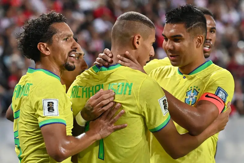Richarlison, con la camiseta de Brasil, en una imagen de archivo. Foto: La Nación