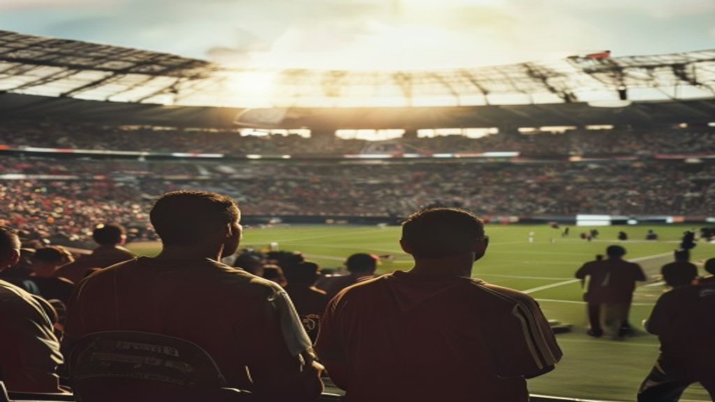 Hinchas en el estadio Padre Martearena de Salta