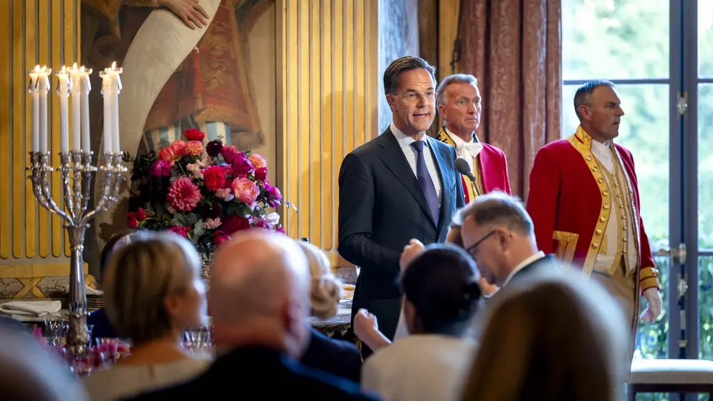 El secretario general de la OTAN, Mark Rutte, habla durante una cena de la cumbre de la Alianza de 2025 en La Haya (archivo). Foto: Ministerie van Buitenlandse Zaken / Wikimedia Commons (CC BY-SA 4.0)