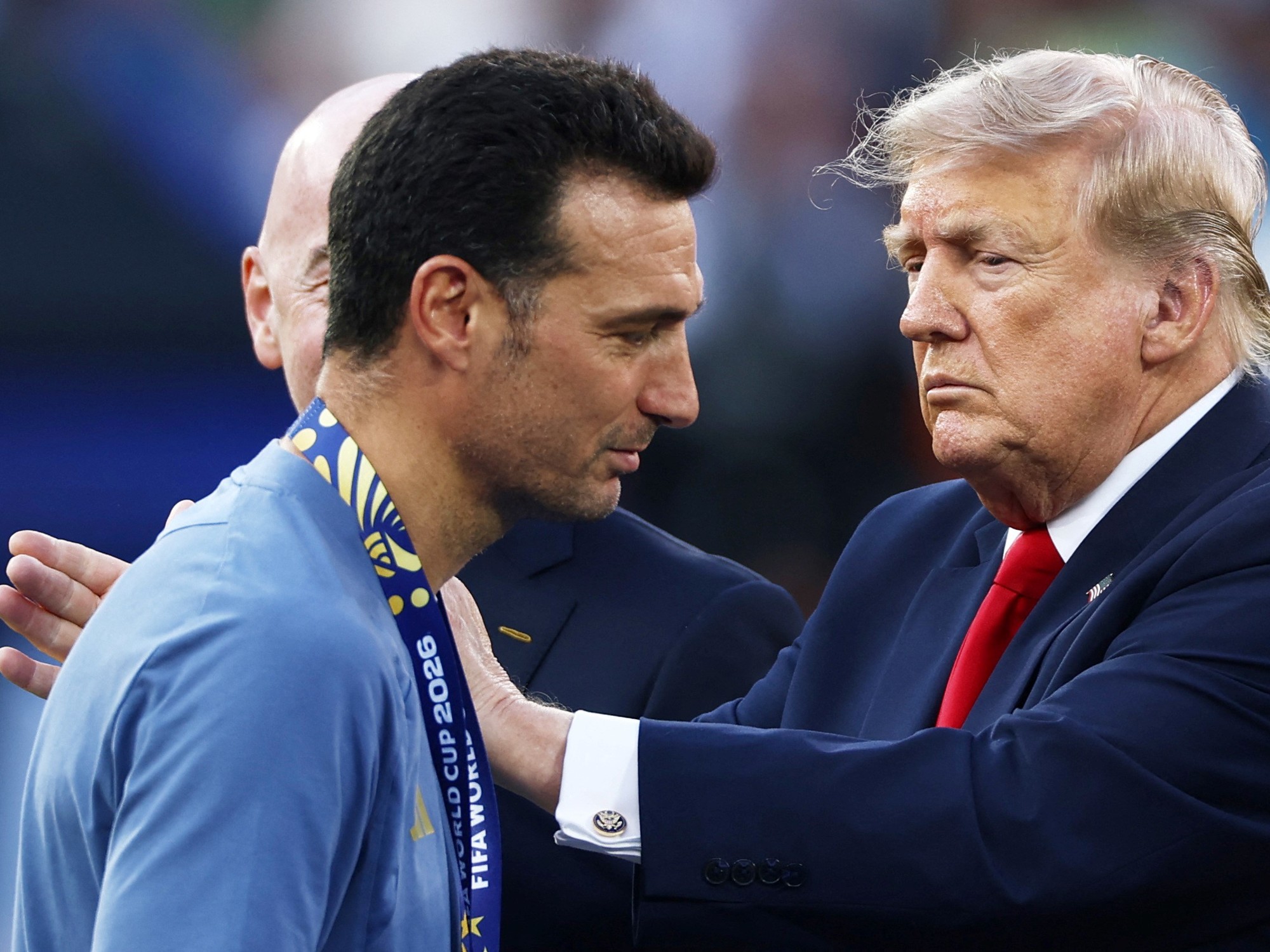 Lionel Scaloni compartiendo un mensaje emotivo con los hinchas tras la final del Mundial 2026. Foto: La Nación