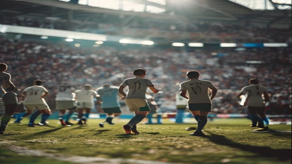 La selección argentina de fútbol en acción
