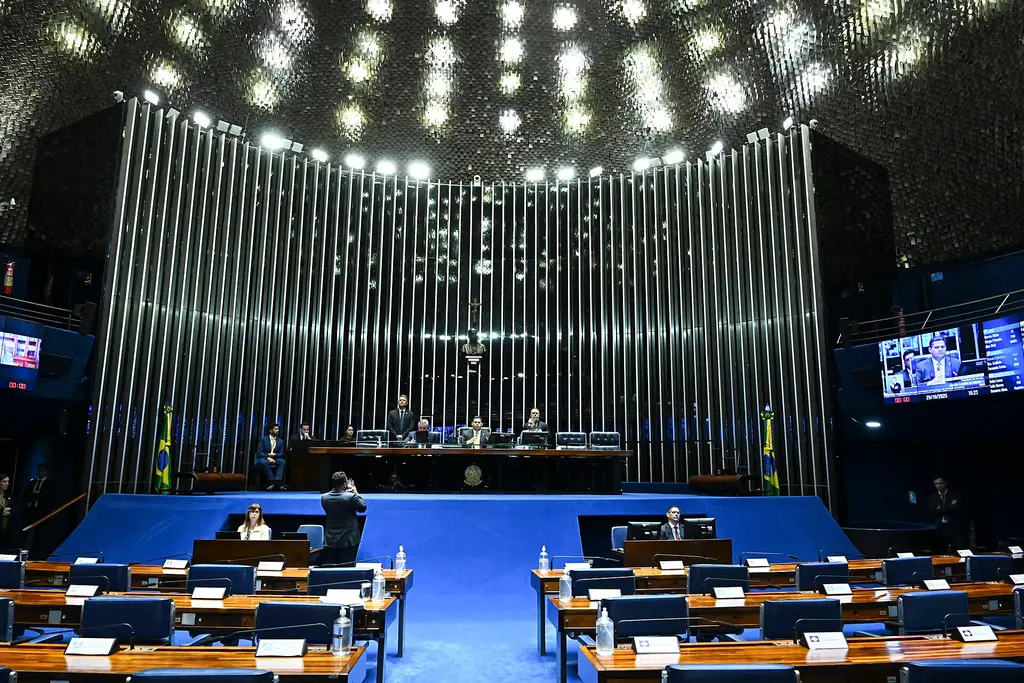 Sesión en el plenario del Senado de Brasil, en Brasilia. Foto: Agência Senado / Wikimedia Commons (CC BY-SA 4.0) (archivo)