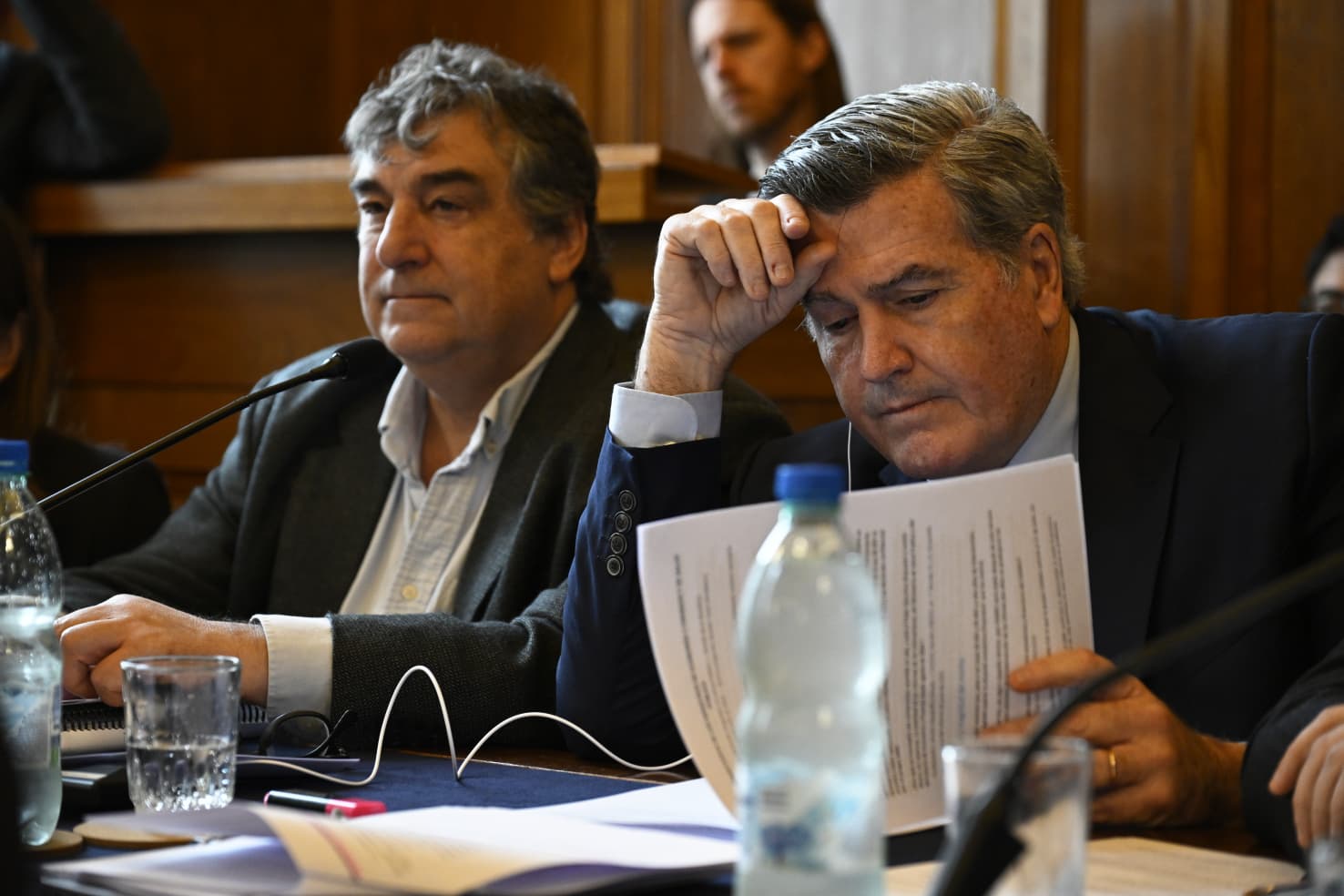 Reunión en el Senado de Uruguay sobre la intervención en Casmu. Foto: El País