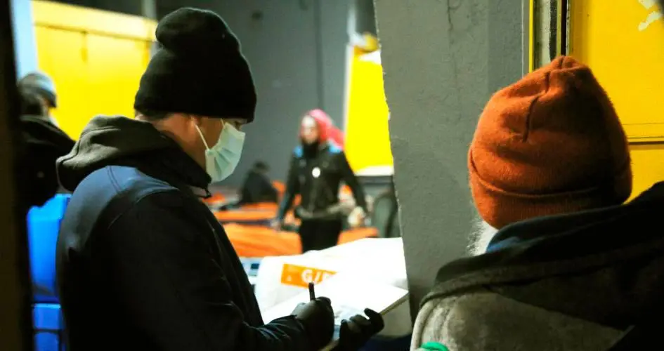 Operativo del jueves 3: 3.879 personas asistidas por la alerta roja de frío. Foto: Presidencia