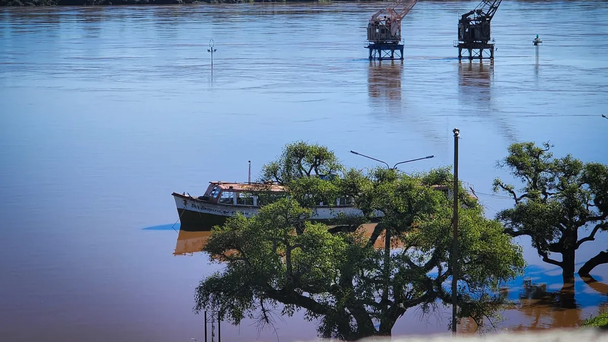 Imagen ilustrativa de inundaciones en Uruguay.