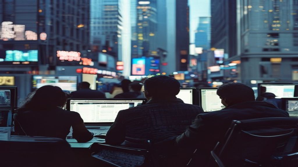 Sala de trading en Wall Street