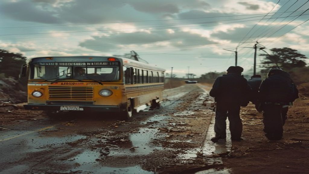 Autobús escolar estrellado en Uganda
