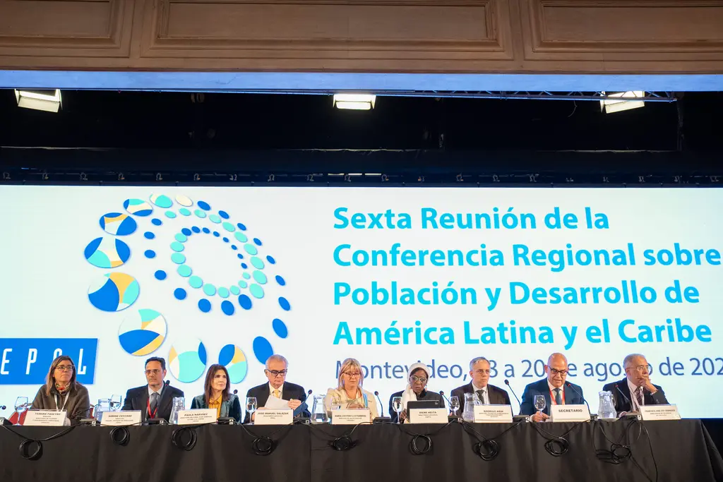 Apertura de la Conferencia Regional sobre Población y Desarrollo de América Latina y el Caribe en Montevideo. Foto: Presidencia