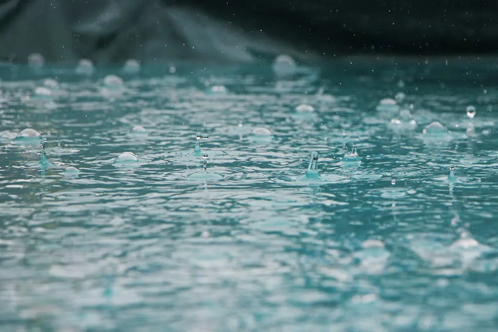 Lluvia sobre un parabrisas. Foto: Unsplash